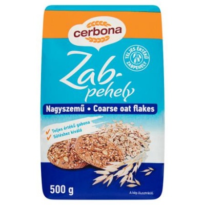 Zabpehely, 500 g, CERBONA, nagyszemű